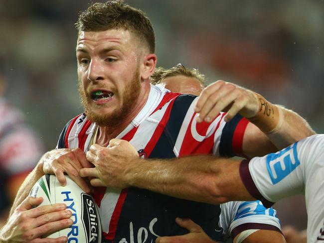 Jackson Hastings in action for the Roosters.