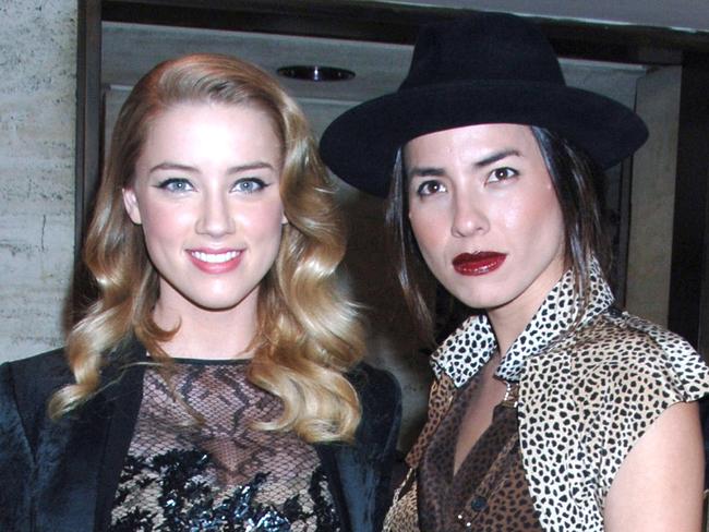 Amber Heard and ex-wife Tasya Van Ree in 2011. Picture: Splash News