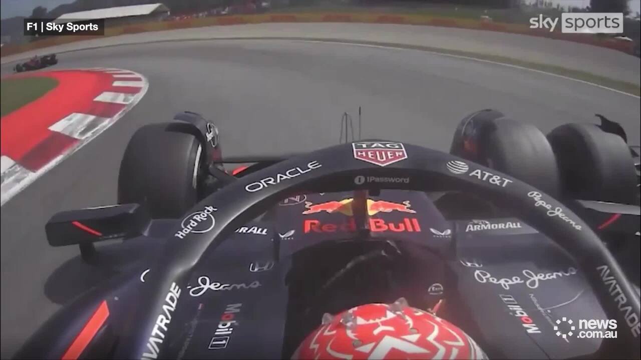 On board footage of Verstappen incident released