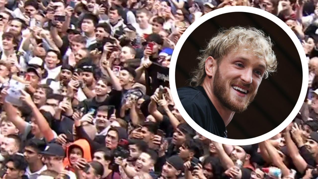 Aussie fans flocked outside the Today show studios in North Sydney waiting to see Logan Paul during an appearance earlier this year.