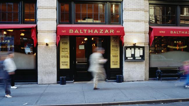 New York’s famed Balthazar bistro in Little Italy. Picture: Getty.