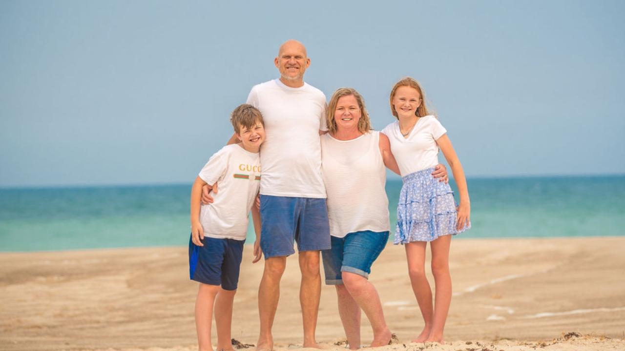 The Bertons are one of many Australian families impacted by prostate cancer as one man is diagnosed every 30 minutes. Picture: Supplied via NCA NewsWire