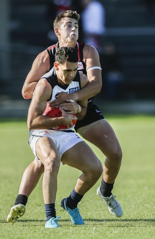 No longer on VFL books, Brenton Hillard will be with the Bulls as a full-time player this year.