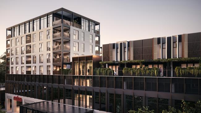 The $110m Como apartments project at the Coles site on The Parade, Norwood.