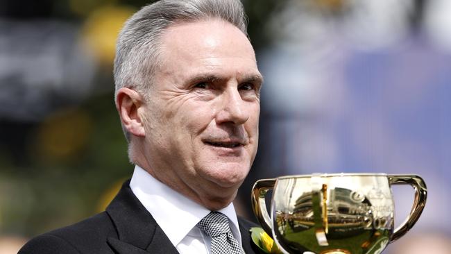 VRC chairman Neil Wilson at Flemington Racecourse on Melbourne Cup Day 2022.