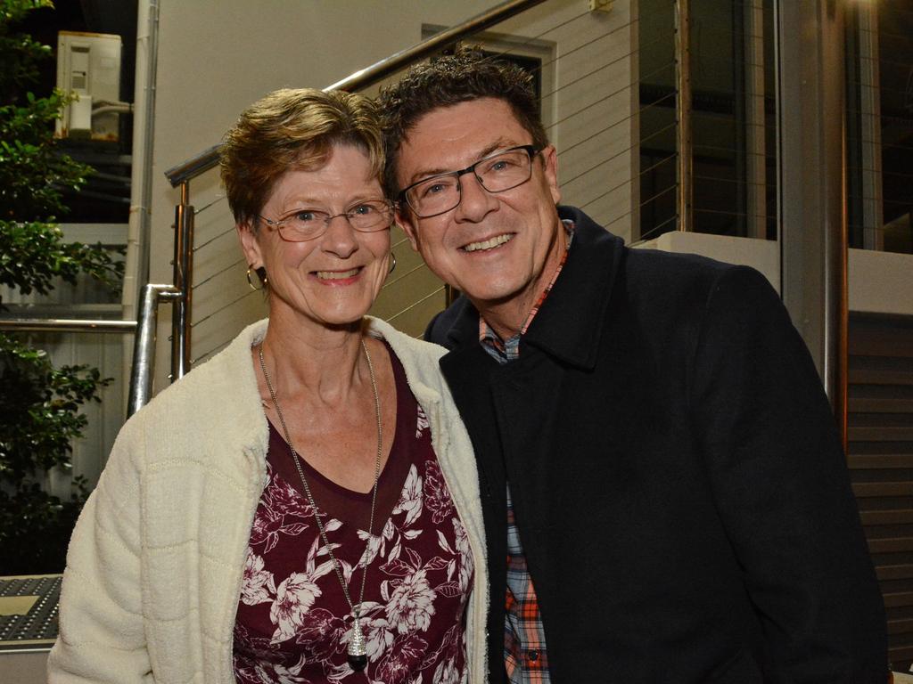 Connie Murray and Rob Molhoek MP at launch of Pink Paradise Gin at Southport Yacht Club, Main Beach. Picture: Regina King.