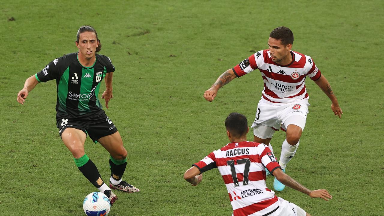 Lachie Wales (left) is performing well for Western United. Picture: Robert Cianflone/Getty Images