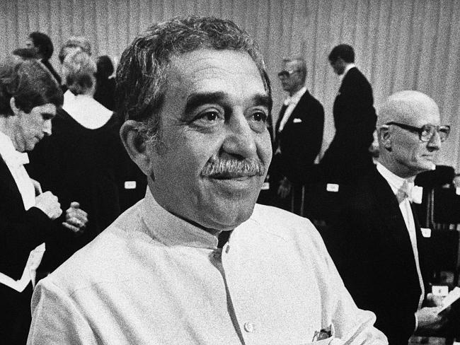 Nobel laureate ... Garcia Marquez after delivering his Nobel Lecture in Stockholm, Sweden.