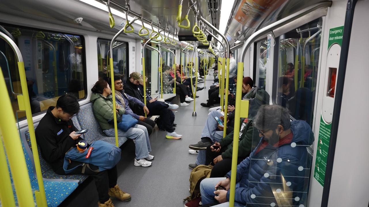 Part of the Sydney Metro will shut for trackwork this weekend. Picture: Richard Dobson