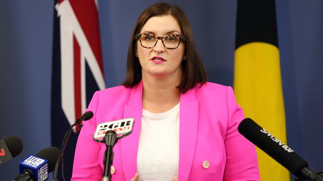 Education Minister Sarah Mitchell does not support a standard bullying policy. Picture: Richard Dobson