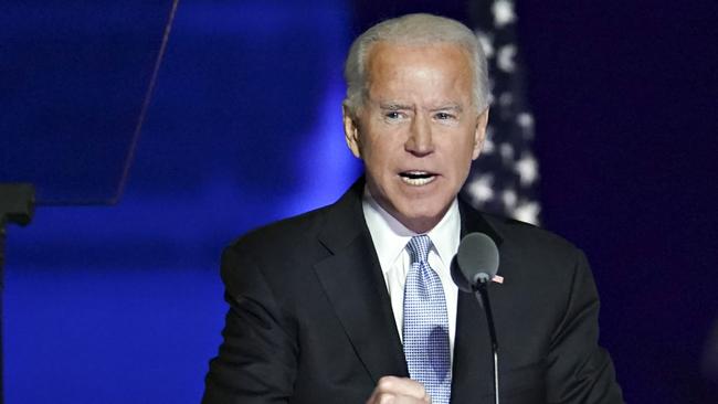 Joe Biden‘s presidency will bring calmness and consistency from the Oval Office, Joe Hockey says. Picture: Getty Images