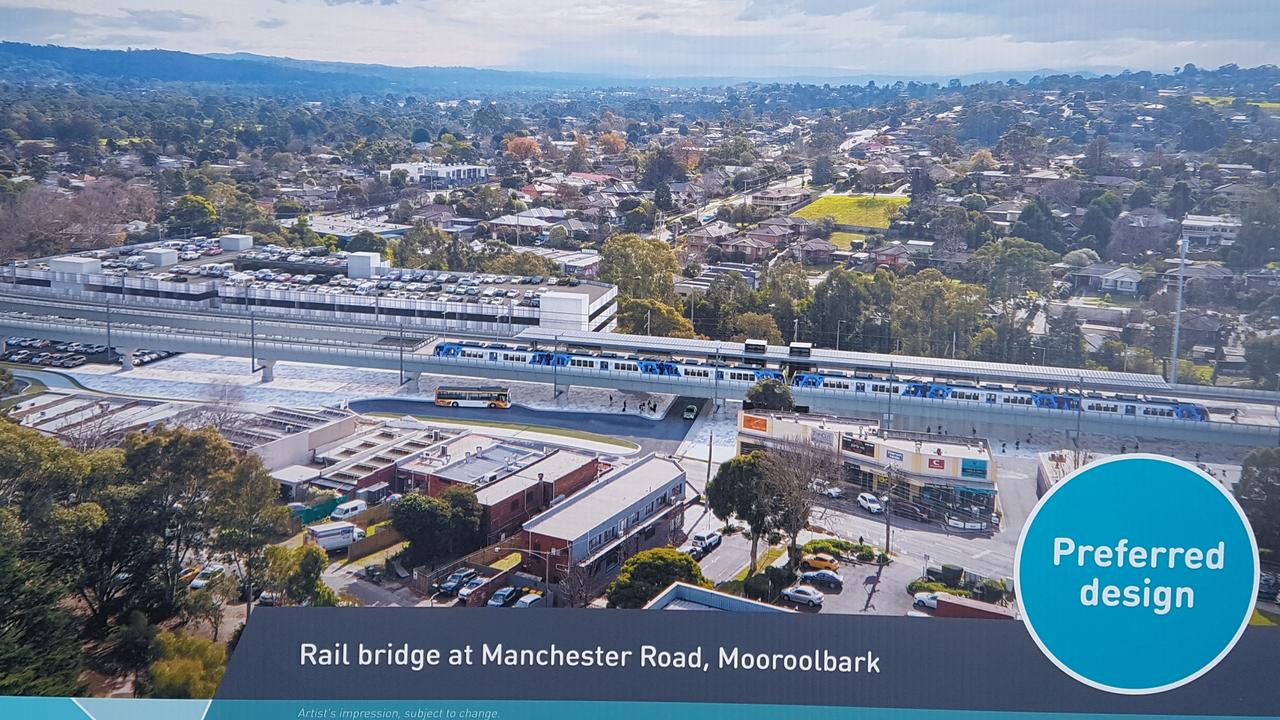 Sky Rail Melbourne Mooroolbark And Lilydale Level Crossing Removal Plans Herald Sun