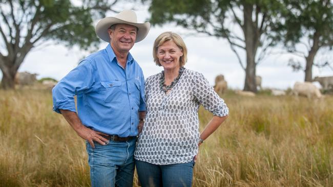 David and Prue Bondfield. Picture: David Martinelli