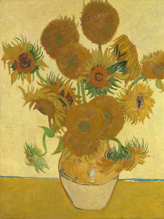 Vincent van Gogh’s Sunflowers.