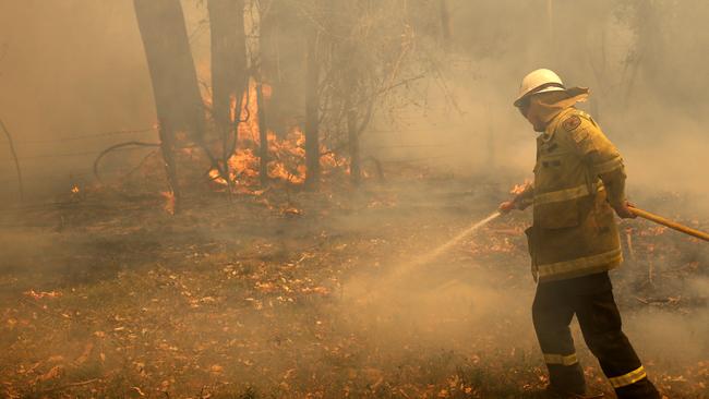 Smoke is blanketing the state in the wake of the bushfires. Picture: AAP/Darren Pateman