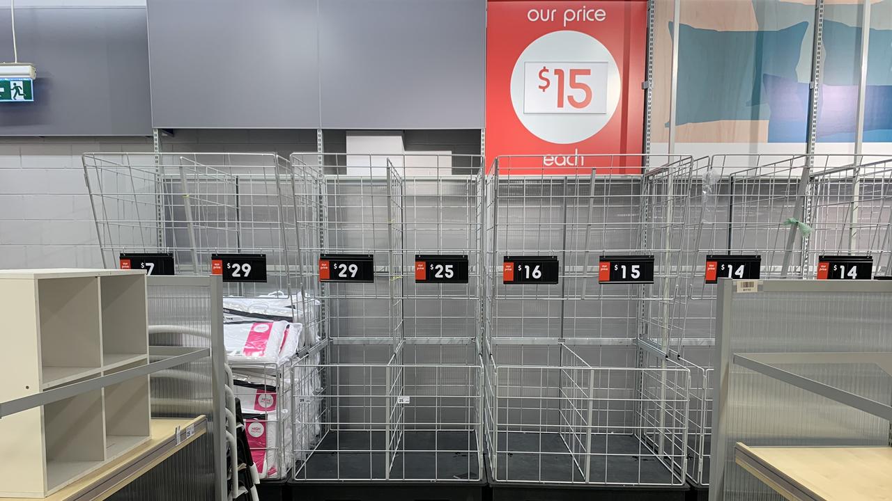 Kmart and other departments tors have had similar issues with stock. Pictures: Benedict Brook/news.com.au