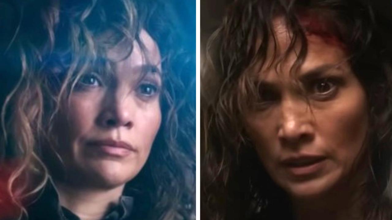 Jennifer Lopez in the Netflix film Atlas.