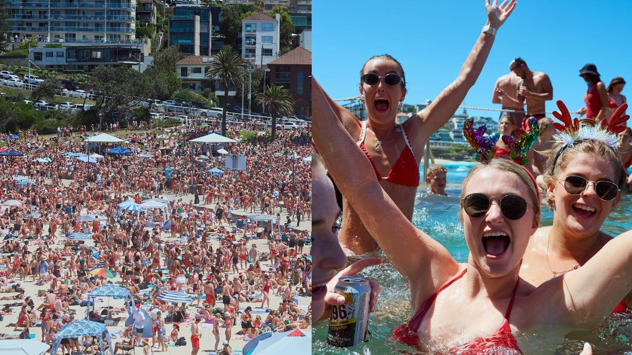 ‘Insane’ scenes at Christmas Day beach bash