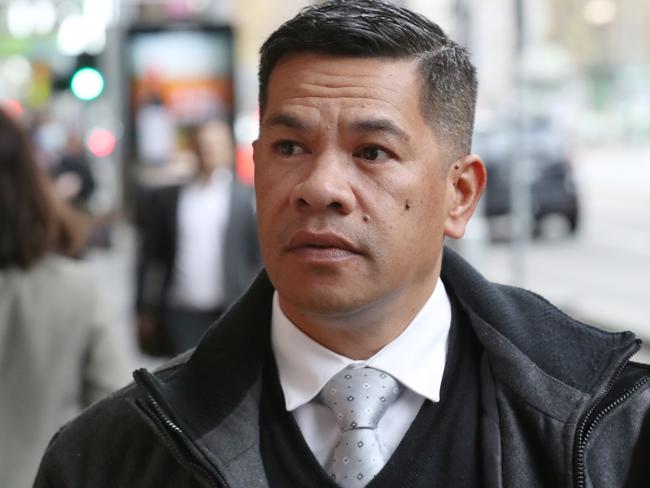 Simiona Tuteru, was a Connect Logistics manager and is charged with manslaughter over the deaths of four police officers. Picture: NCA NewsWire / David Crosling