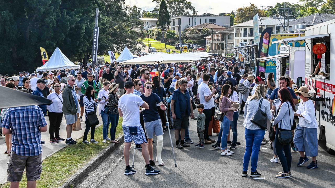 Cork and Fork the annual gourmet food and wine festival on the waterfront at Putney on Sunday May 19 2019. (AAP IMAGE / MONIQUE HARMER)