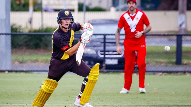 Jake Fraser-McGurk hit nine boundaries and a six. Picture: Luke Shelley