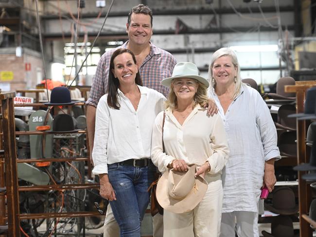 Stephen, Nikki and Stacey Keir as they prepare to hand over the keys to Akubra to Nicola Forrest and Tattarang this week. Picture: Jeremy Piper