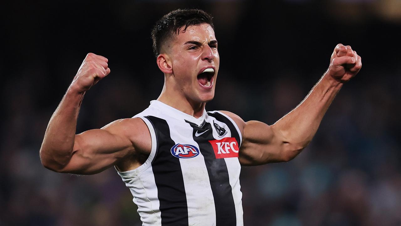 Nick Daicos of the Magpies. Picture: James Elsby/AFL Photos via Getty Images