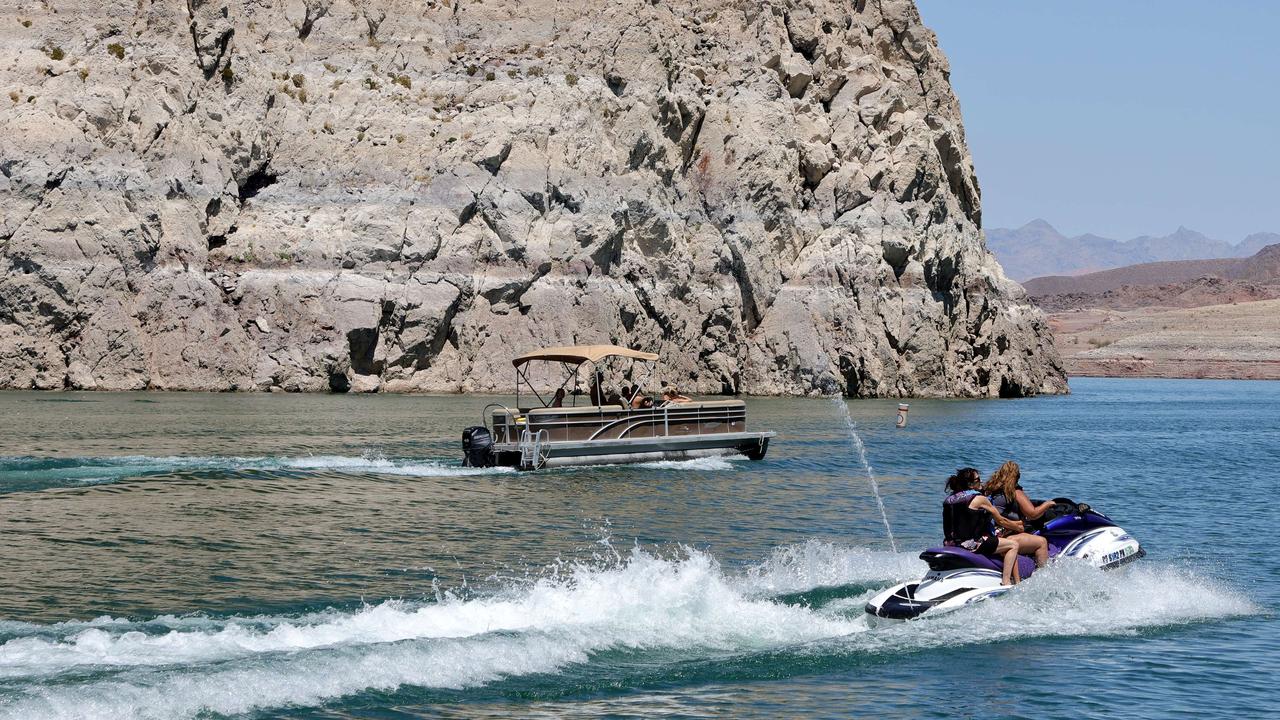 The lake is enjoyed by boats and swimmers especially in the hot summer months. Picture: Ethan Miller/Getty Images/AFP.