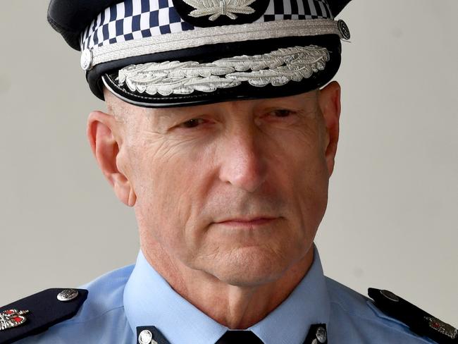 QLD's new Police Commissioner Steve Gollschewski at Townsville Airport. Picture: Evan Morgan