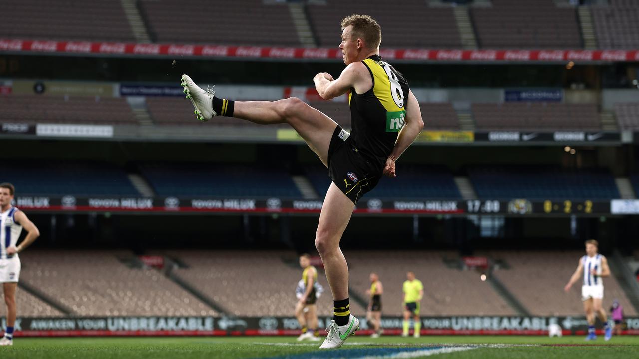 Jack Riewoldt wants to spend more time with family as he nears the end of his stellar AFL career. Picture: Michael Klein