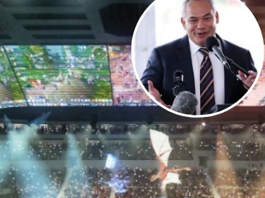 Gold Coast Mayor Tom Tate, a big supporters of a boutique indoor stadium for the city.