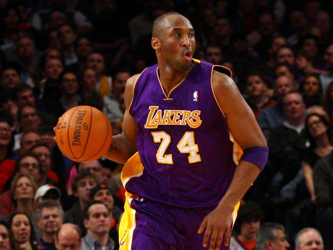 Kobe Bryant established himself as one of the world’s best sportsmen during his 20-year career with the LA Lakers. Picture: Getty Images