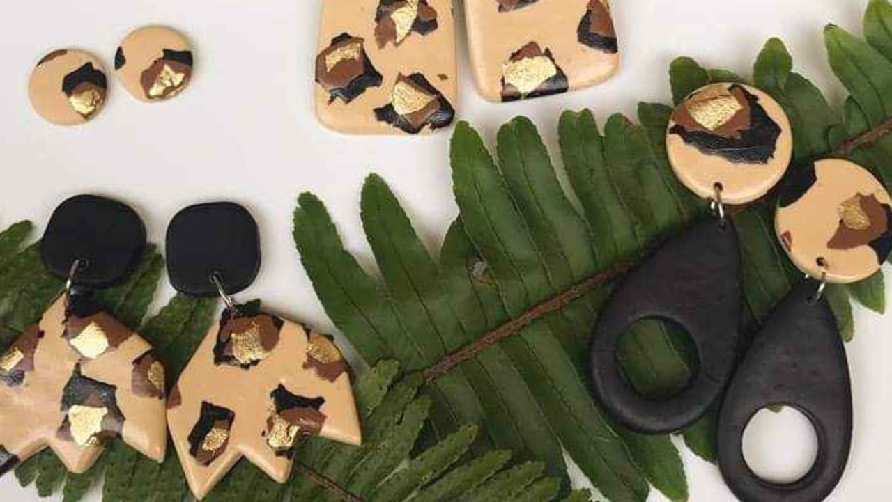 JUNGLE FEVER: Bundy teacher Rebecca Lovejoy started Crafted With Love and Joy and creating her own handmade polymer jewellery as a hobby to keep busy during isolation and school holidays.