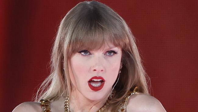WEEKEND TELEGRAPH 23RD FEBRUARY 2024Pictured is Taylor Swift performing at Accor Stadium at Sydney Olympic Park on the opening night of the Sydney leg of her EraÃs tour.Picture: Richard Dobson