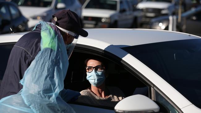 Covid testing in Orange continues as lockdown in the NSW central west regions is set to lift. Picture: Jane Dempster/The Australian.