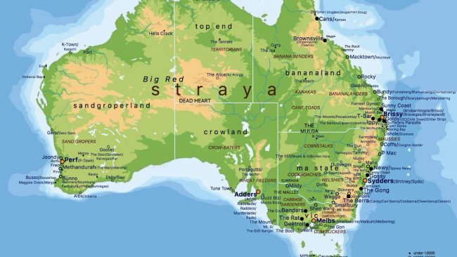 Collection of hilarious maps sum up life in Australia | escape.com.au