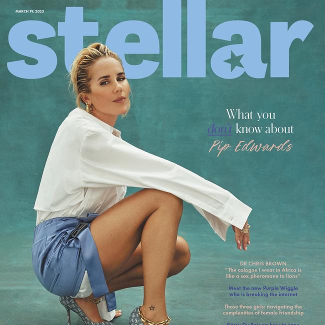 Pip Edwards on the cover of this week’s issue of Stellar.