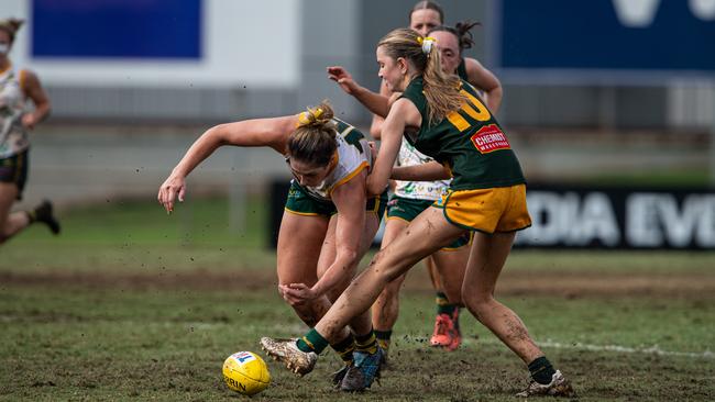 2023-24 NTFL Women's Grand Final between PINT and St Mary's. Picture: Pema Tamang Pakhrin