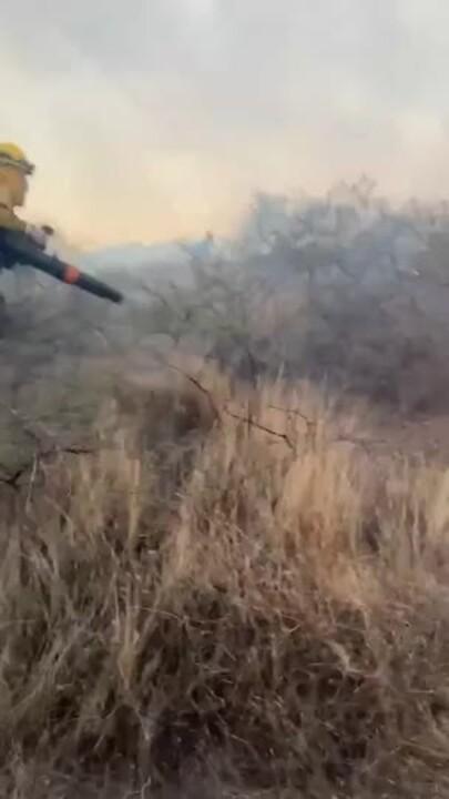 Crews Battle Wildfire Near Tucson