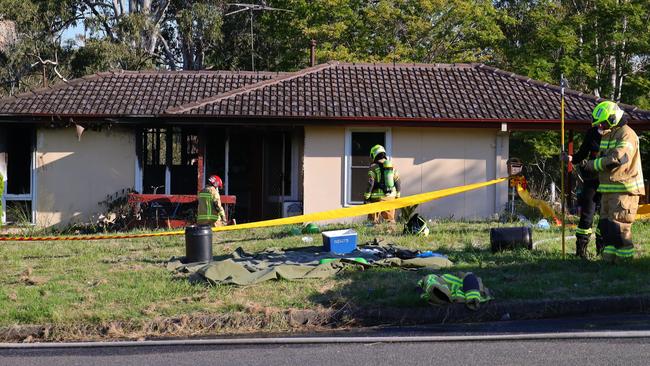 A South Grafton home was gutted by fire, with investigations now underway to determine the cause of the blaze. Photo: Frank Redward