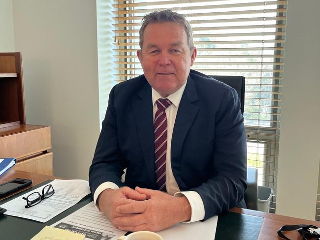 Newly elected Flynn MP, Colin Boyce during his first parliamentary sitting week. Picture: Colin Boyce (Facebook)