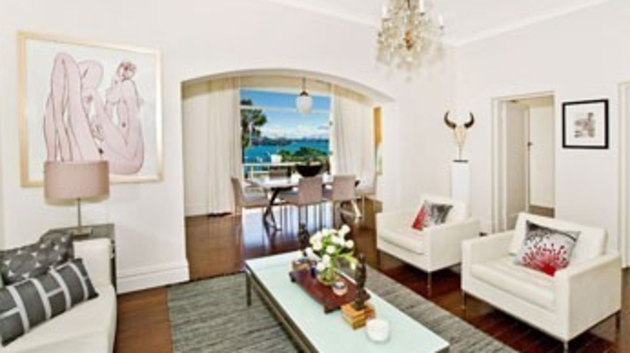 The Point Piper apartment Meares sold. Picture: Supplied