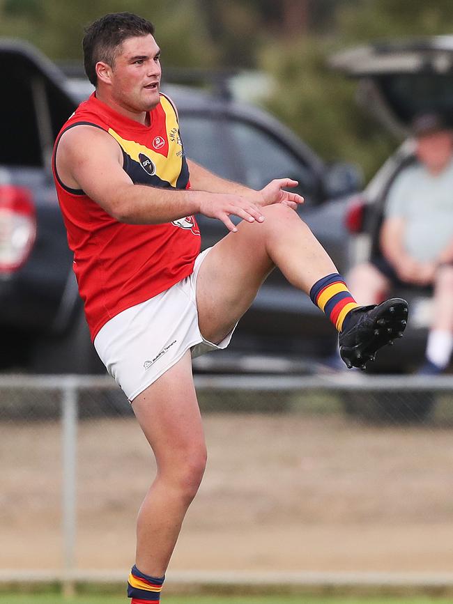 SFL football. Claremont V Dodges Ferry. Cambell Hooker Dodges Ferry. Picture: Nikki Davis-Jones