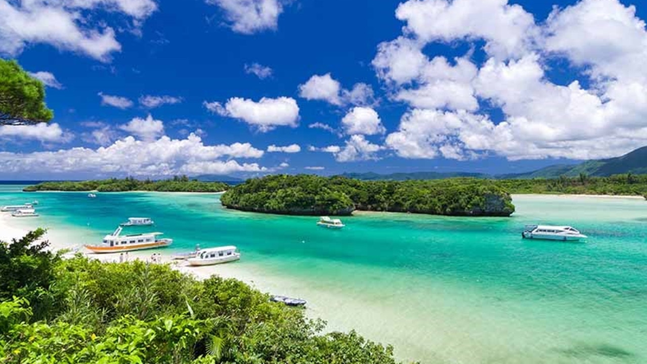 Yonehara Beach, Ishigaki Island, is best known for its thriving coral reef and is a haven for snorkellers and divers.
