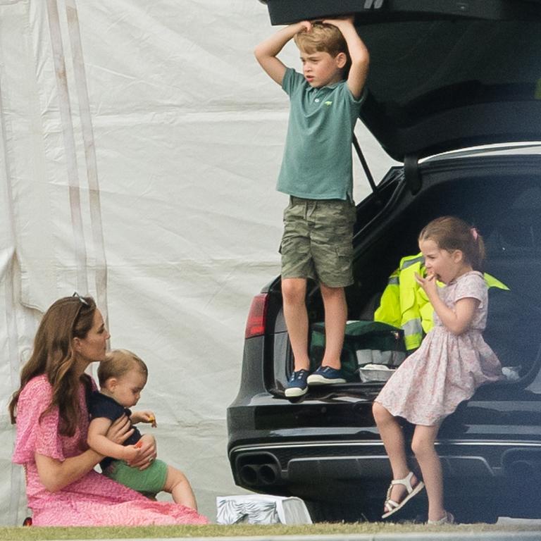 The Cambridges look like any normal family. Picture: Samir Hussein/WireImage