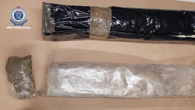 Drugs allegedly found by border force officials. Picture: NSW Police