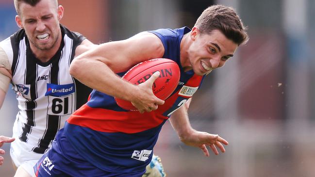 Jesse Corigliano in action for Coburg.