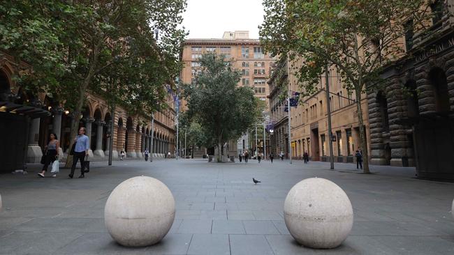 Sydney’s Martin Place. Picture: David Swift.