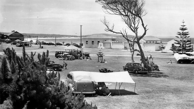 Collaroy Beach Reserve in the late 1940s. Photo Northern Beaches Library