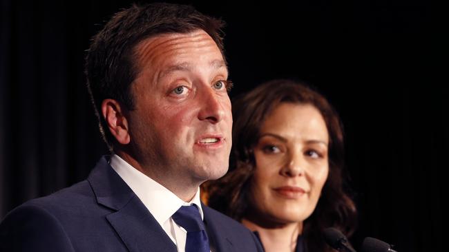 Former Liberal Party leader Matthew Guy spent too much time on crime. Picture: David Caird